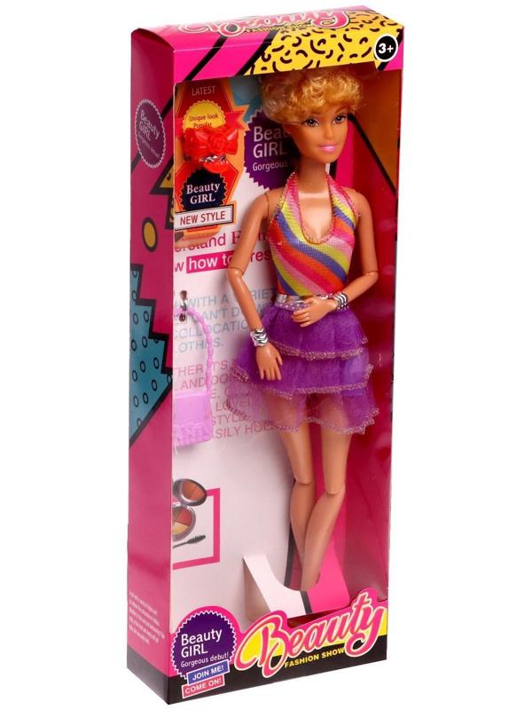 Кукла-модель шарнирная «Алиса» в платье, с аксессуарами, МИКС