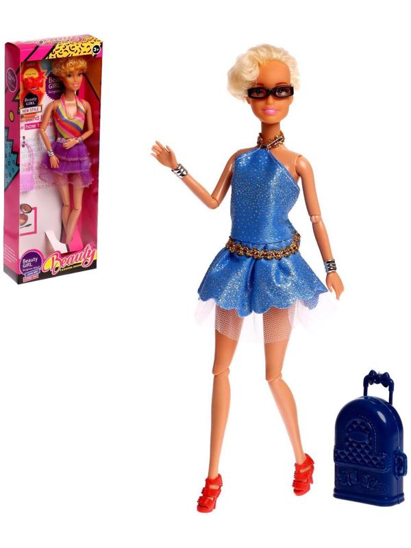 Кукла-модель шарнирная «Алиса» в платье, с аксессуарами, МИКС