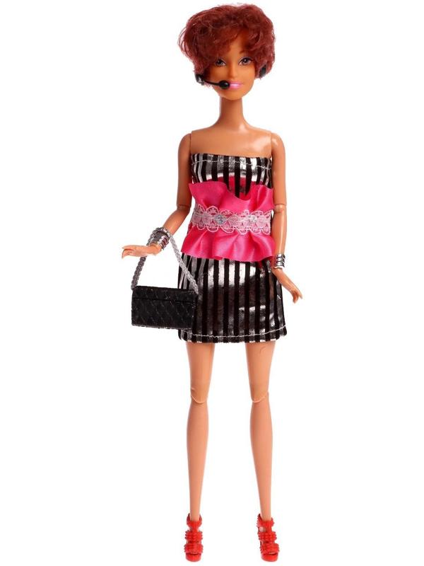 Кукла-модель шарнирная «Алиса» в платье, с аксессуарами, МИКС