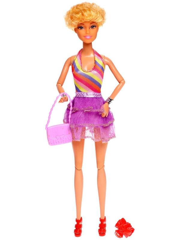 Кукла-модель шарнирная «Алиса» в платье, с аксессуарами, МИКС