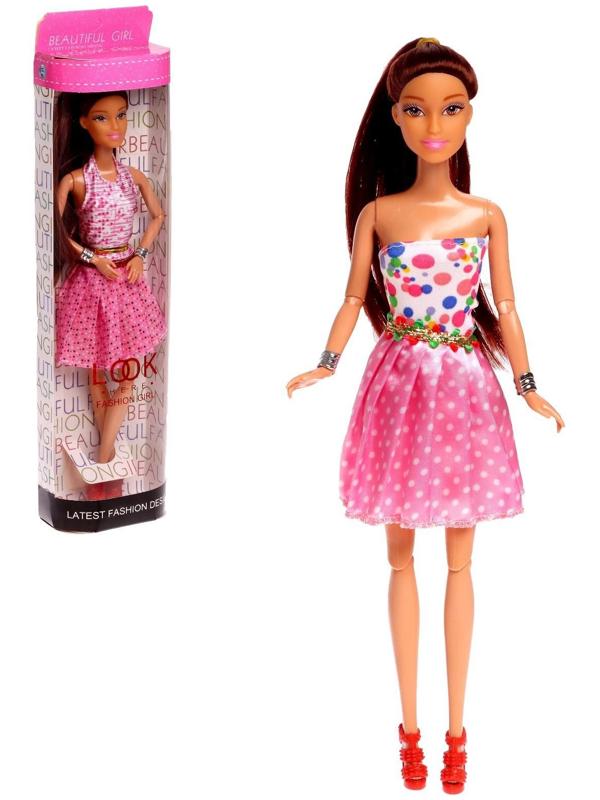 Кукла-модель шарнирная «Анна» в платье, МИКС