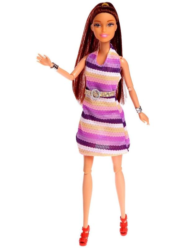 Кукла-модель шарнирная «Анна» в платье, МИКС