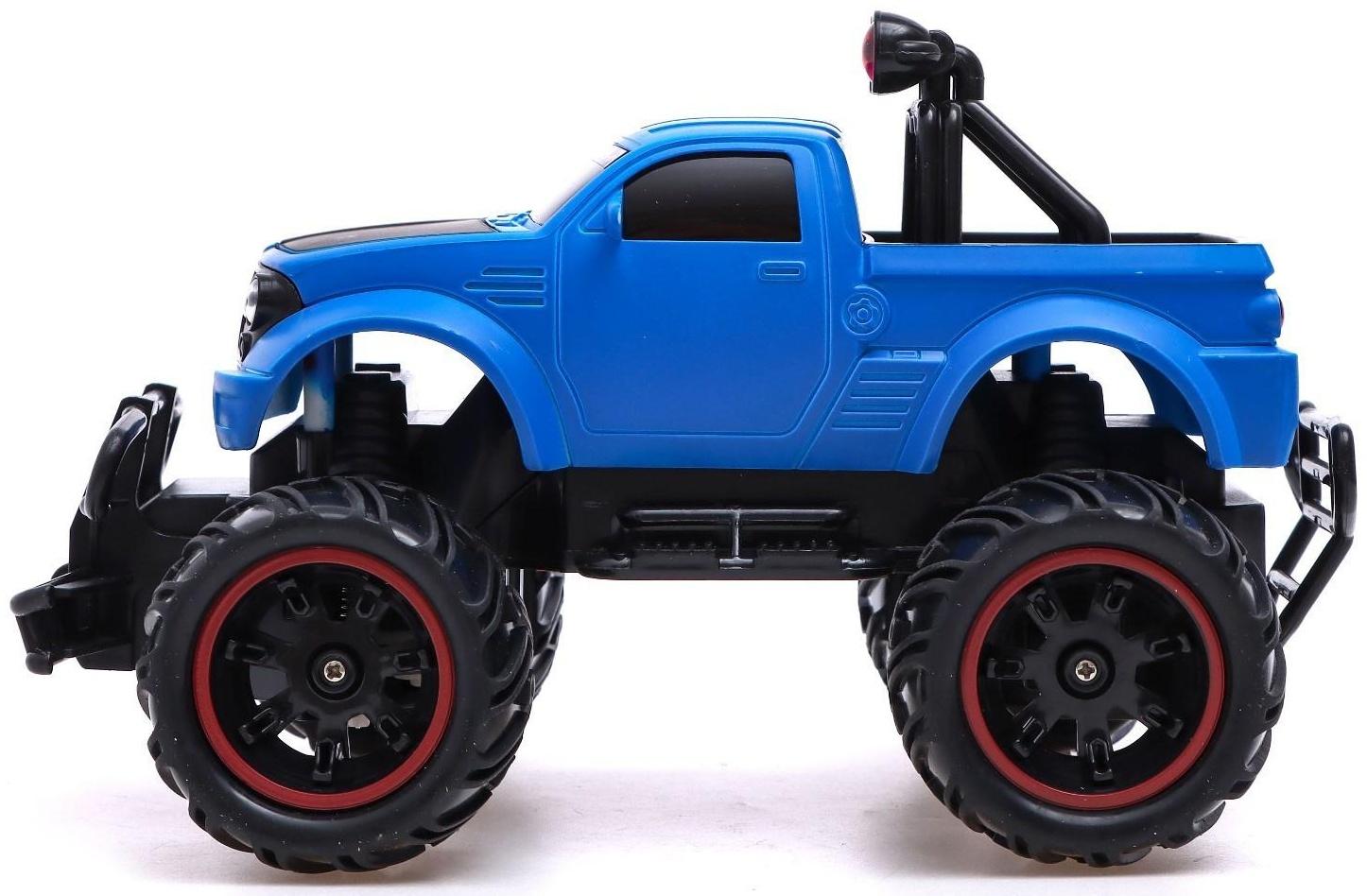 Джип радиоуправляемый «Пикап», 1:20, работает от аккумулятора, цвет синий