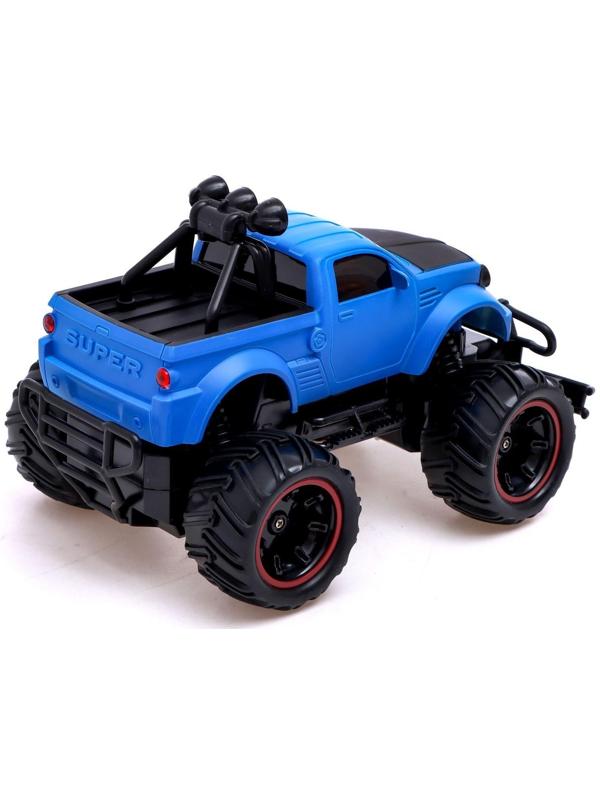 Джип радиоуправляемый «Пикап», 1:20, работает от аккумулятора, цвет синий