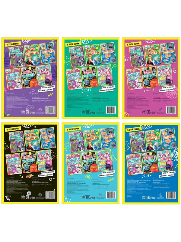 Набор обучающих книг «Как, зачем, почему?», 6 шт.