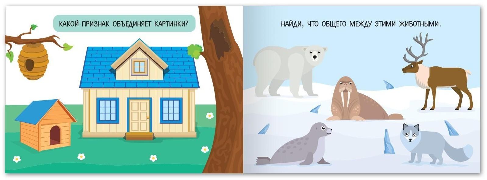 Книга с заданиями «Найди общее», от 3 лет, 24 стр.