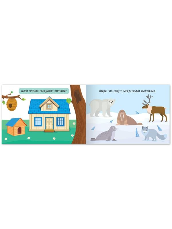 Книга с заданиями «Найди общее», от 3 лет, 24 стр.