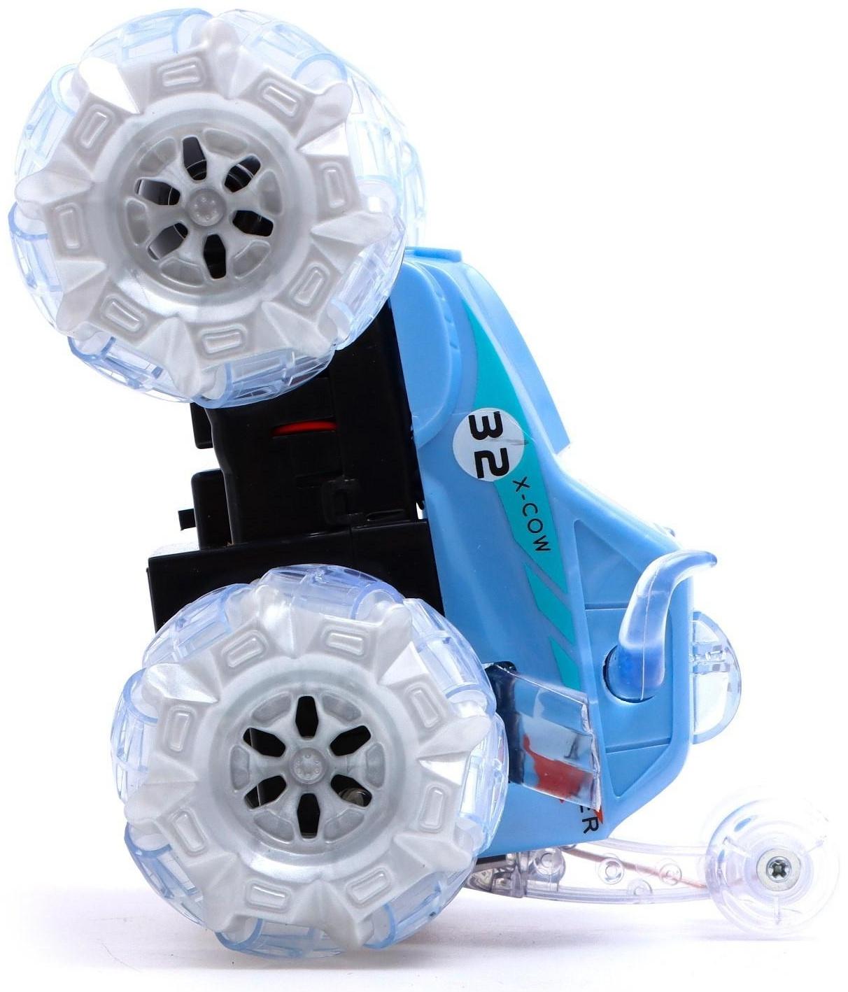 Перевёртыш радиоуправляемый «Циклон», свет, работает от батареек, МИКС