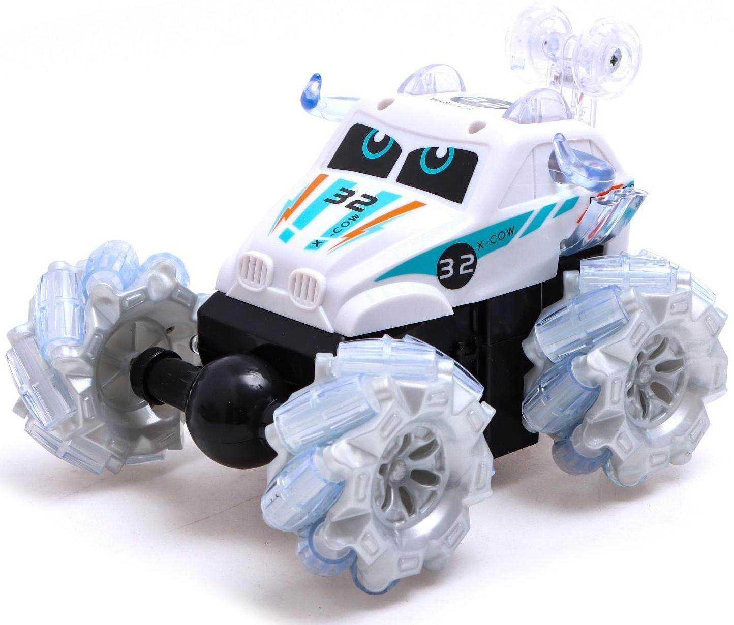 Перевёртыш радиоуправляемый «Циклон», свет, работает от батареек, МИКС