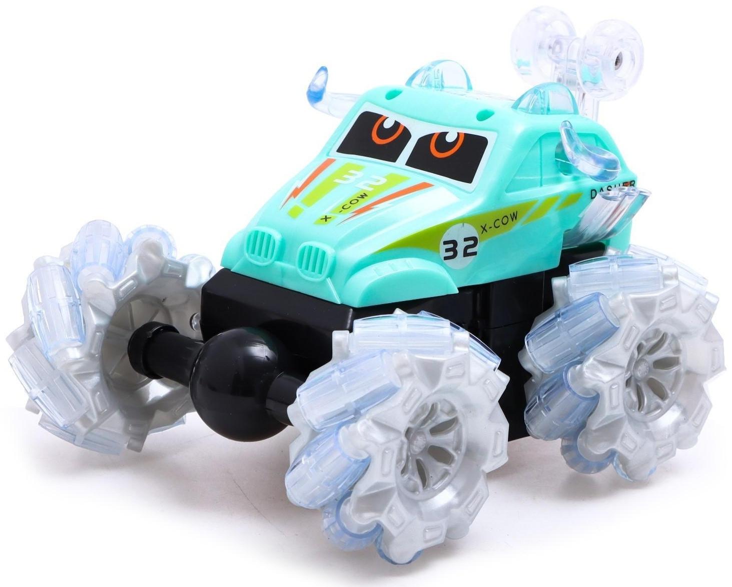 Перевёртыш радиоуправляемый «Циклон», свет, работает от батареек, МИКС