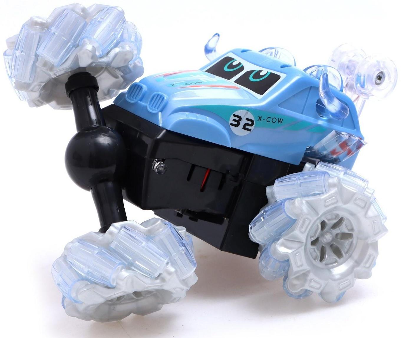 Перевёртыш радиоуправляемый «Циклон», свет, работает от батареек, МИКС