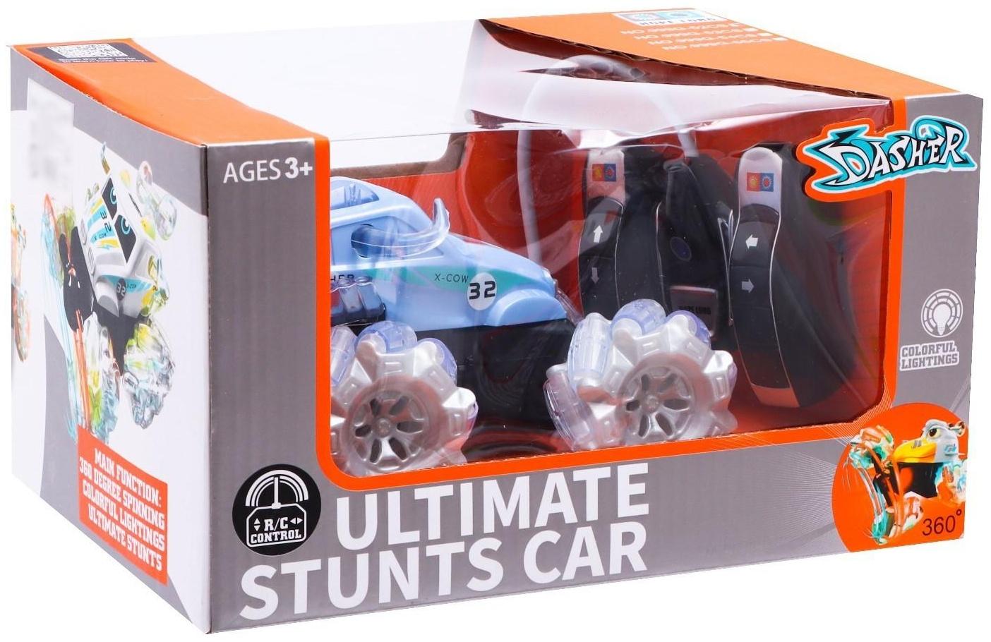 Перевёртыш радиоуправляемый «Циклон», свет, работает от батареек, МИКС