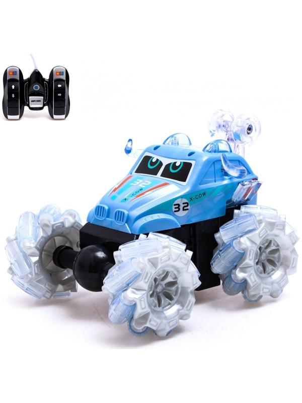 Перевёртыш радиоуправляемый «Циклон», свет, работает от батареек, МИКС