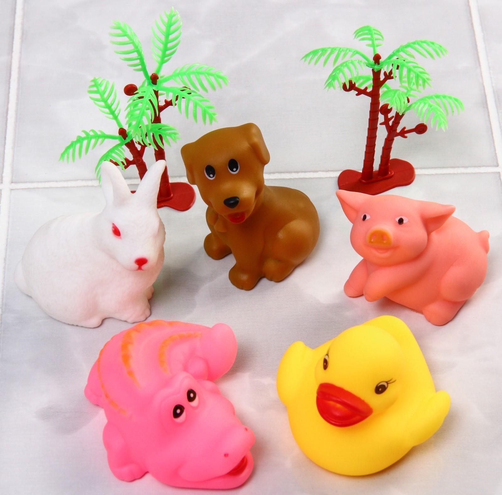 Набор игрушек для игры в ванне «На острове», 10шт