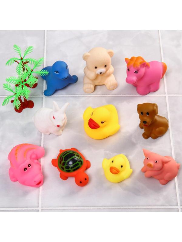 Набор игрушек для игры в ванне «На острове», 10шт