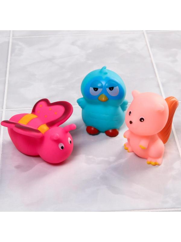 Набор игрушек для игры в ванне «Играем в лесу», 6 шт