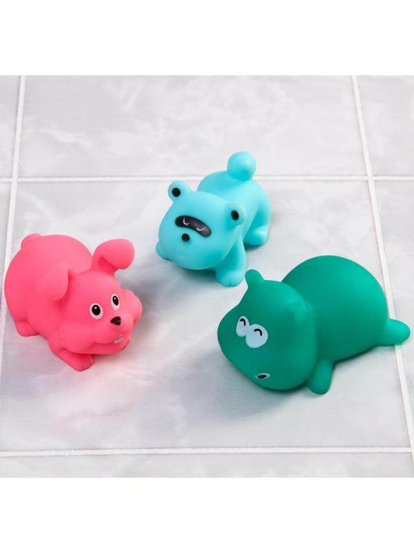 Набор игрушек для игры в ванне «Играем в лесу», 6 шт