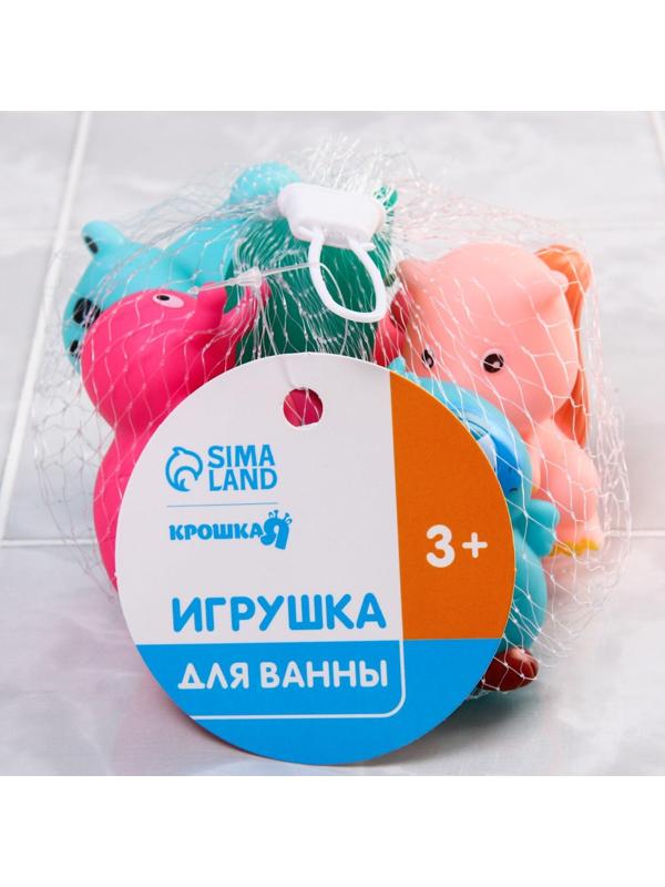 Набор игрушек для игры в ванне «Играем в лесу», 6 шт