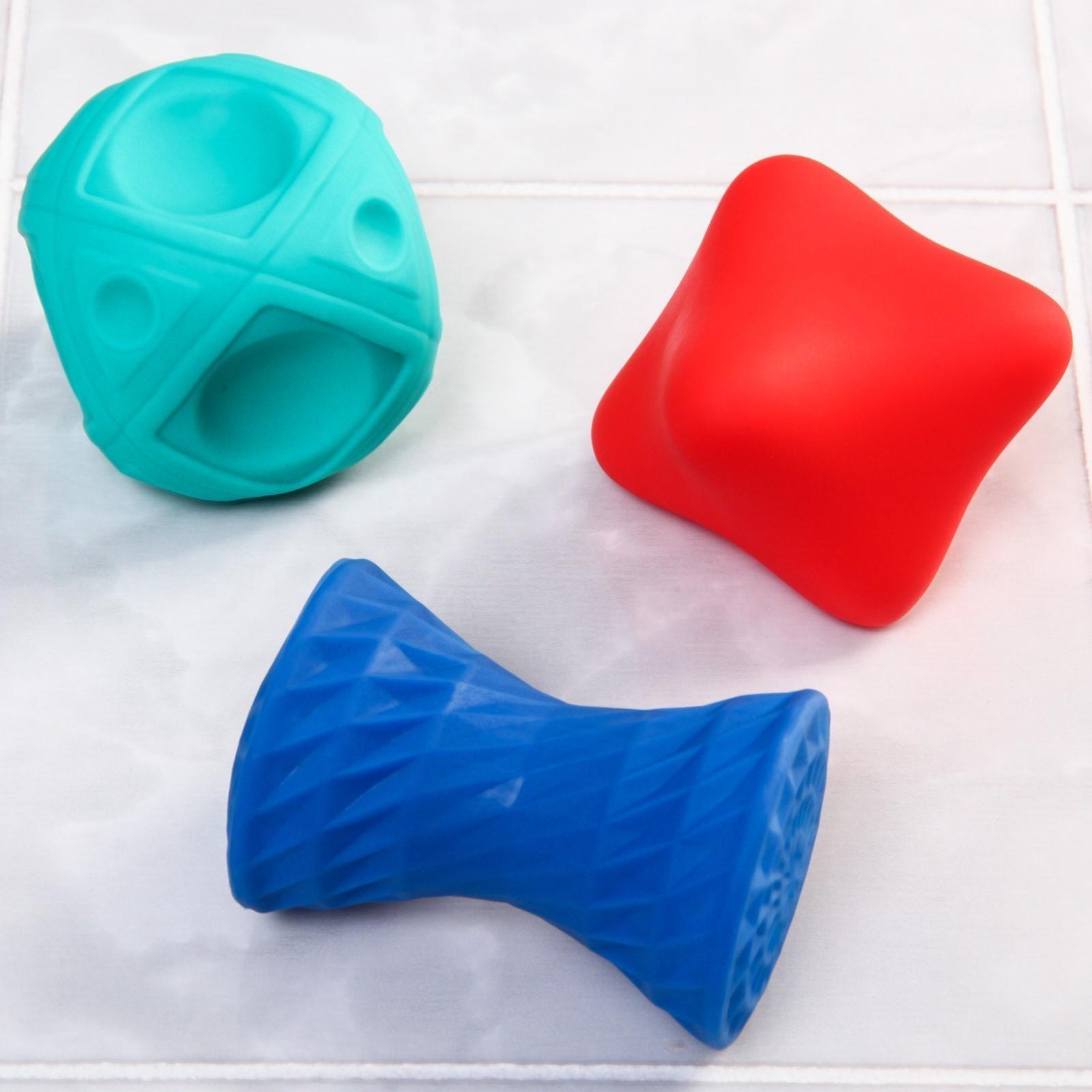 Набор игрушек для игры в ванне «Геометрические формы», 6 игрушек, цвет МИКС