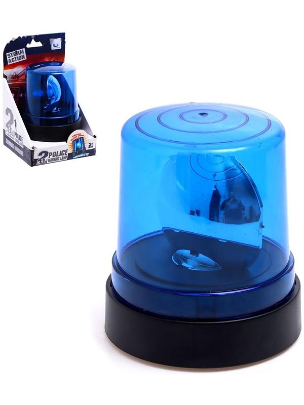 Сирена «Полицейская», синяя, свет, звук сирены, магнитное основание