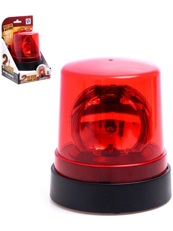 Сирена «Пожарная», красная, свет, звук сирены, магнитное основание