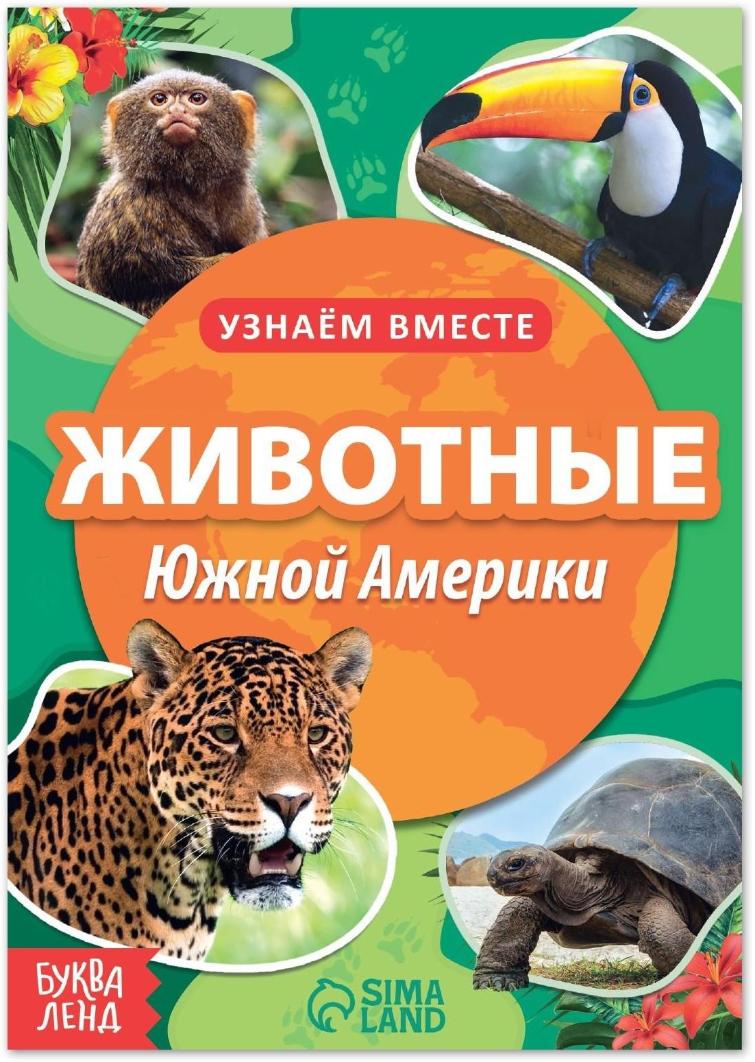 Обучающая книга «Животные Южной Америки», 20 стр.