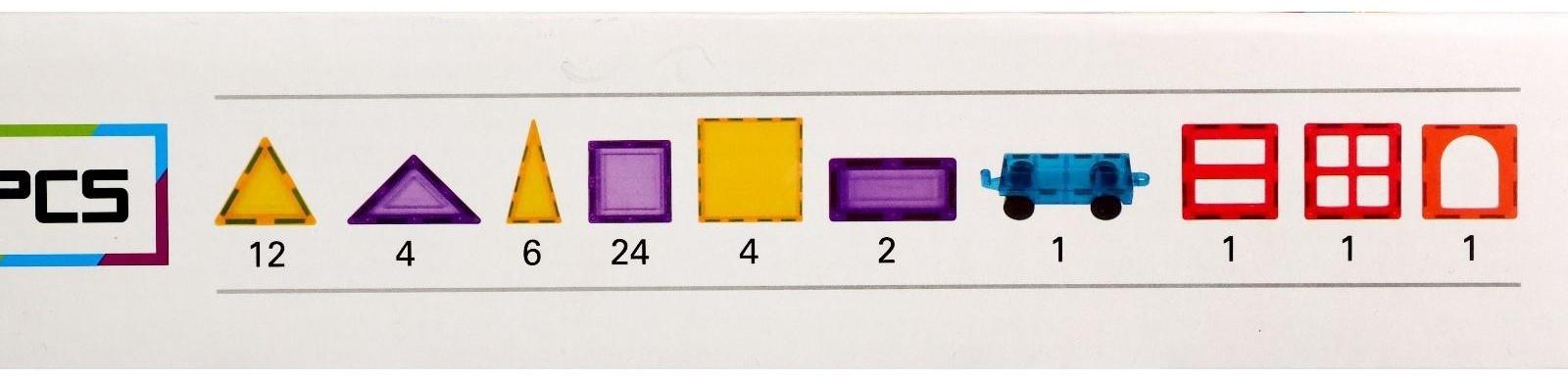 Конструктор магнитный «Магический магнит», 56 деталей
