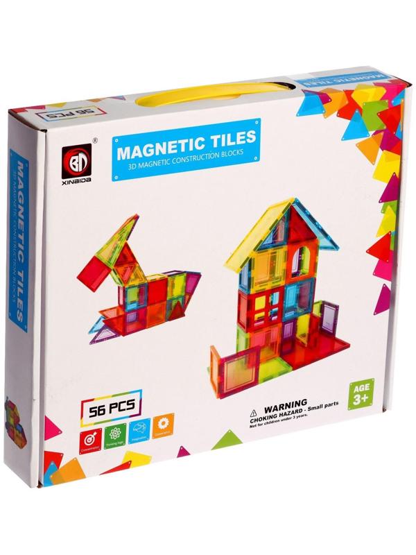Конструктор магнитный «Магический магнит», 56 деталей