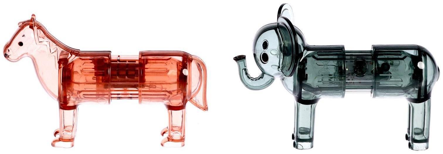 Конструктор магнитный «Животные сафари», 6 деталей