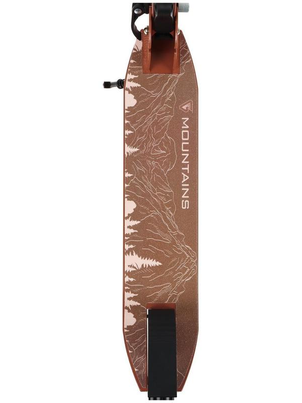 Самокат алюминиевый, складной, колеса PU 145 мм, ABEC 7, амортизатор передний