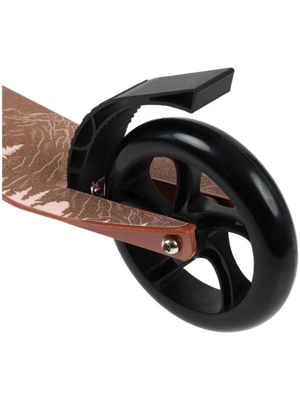 Самокат алюминиевый, складной, колеса PU 145 мм, ABEC 7, амортизатор передний