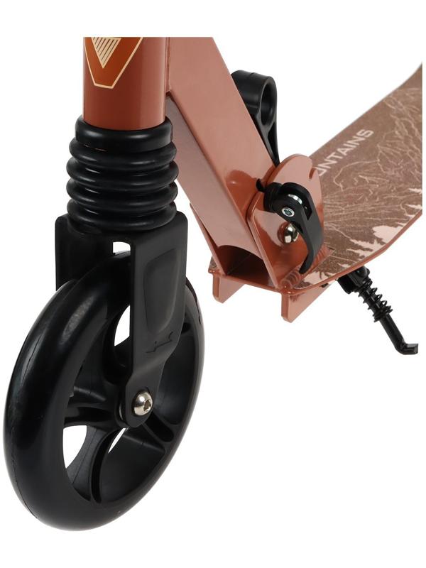 Самокат алюминиевый, складной, колеса PU 145 мм, ABEC 7, амортизатор передний