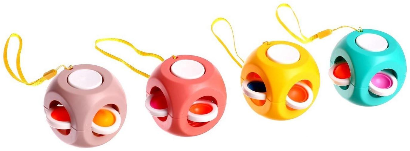 Развивающая игрушка «Кубик», цвета МИКС