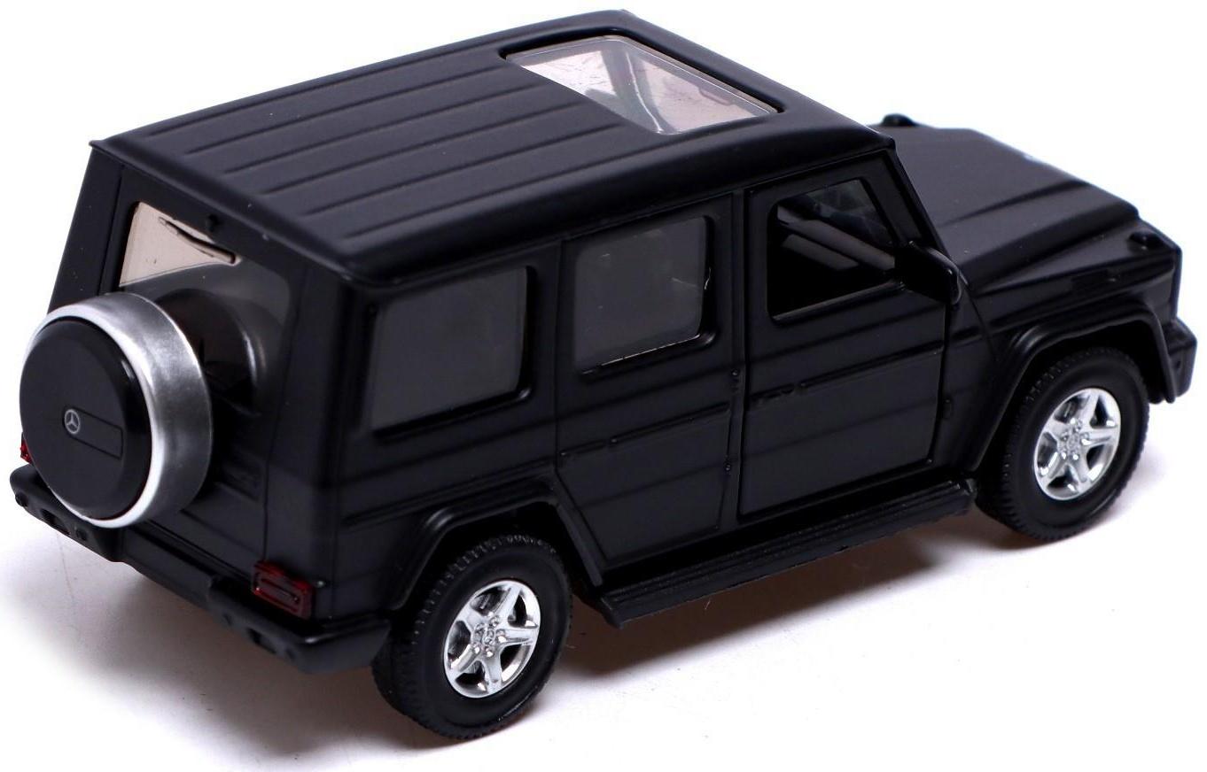 Машина металлическая MERCEDES-BENZ G350D, 1:42, инерция, открываются двери, цвет чёрный