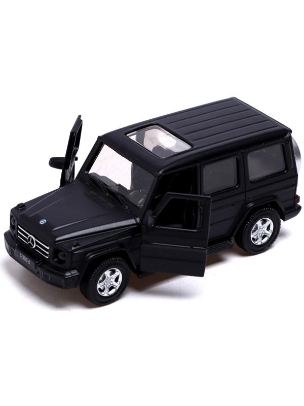 Машина металлическая MERCEDES-BENZ G350D, 1:42, инерция, открываются двери, цвет чёрный