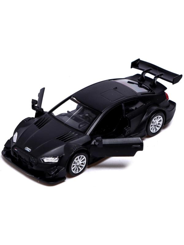 Машина металлическая AUDI RS 5 RACING, 1:43, инерция, открываются двери, цвет чёрный
