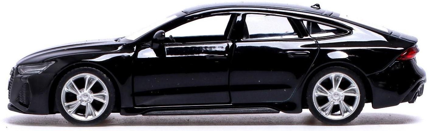 Машина металлическая AUDI RS7, 1:43, инерция, открываются двери, цвет чёрный