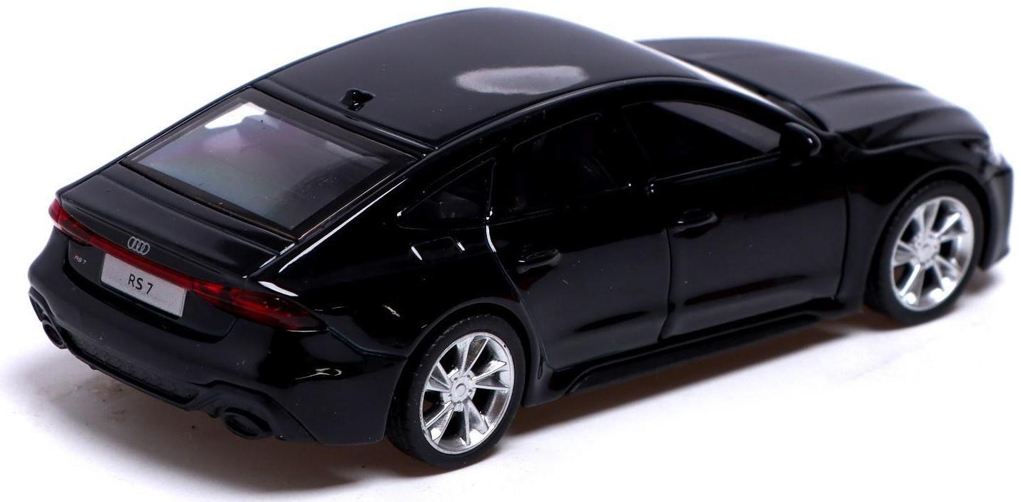 Машина металлическая AUDI RS7, 1:43, инерция, открываются двери, цвет чёрный