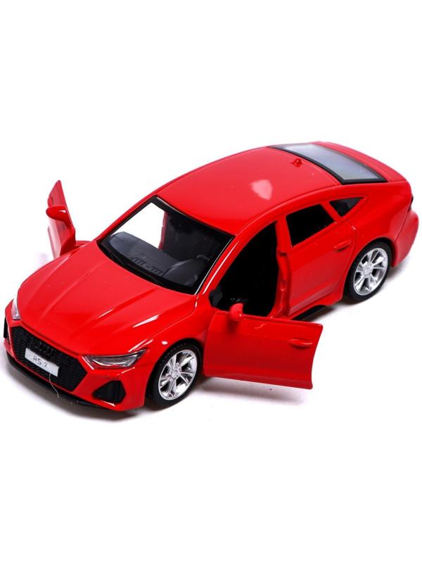 Машина металлическая AUDI RS7, 1:43, инерция, открываются двери, цвет красный