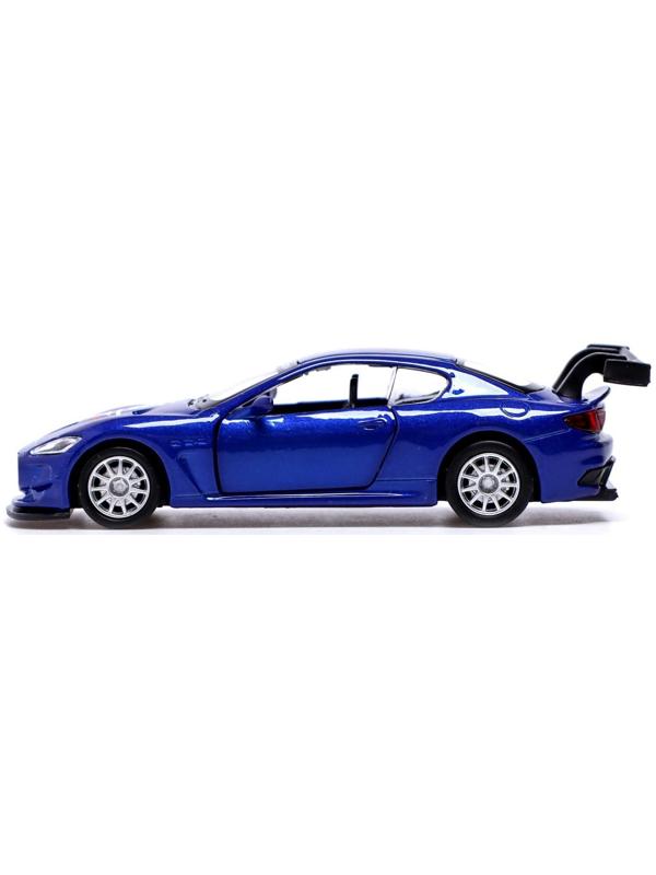 Машина металлическая MASERATI GRAN TURISMO MC GT4, 1:43, инерция, цвет синий