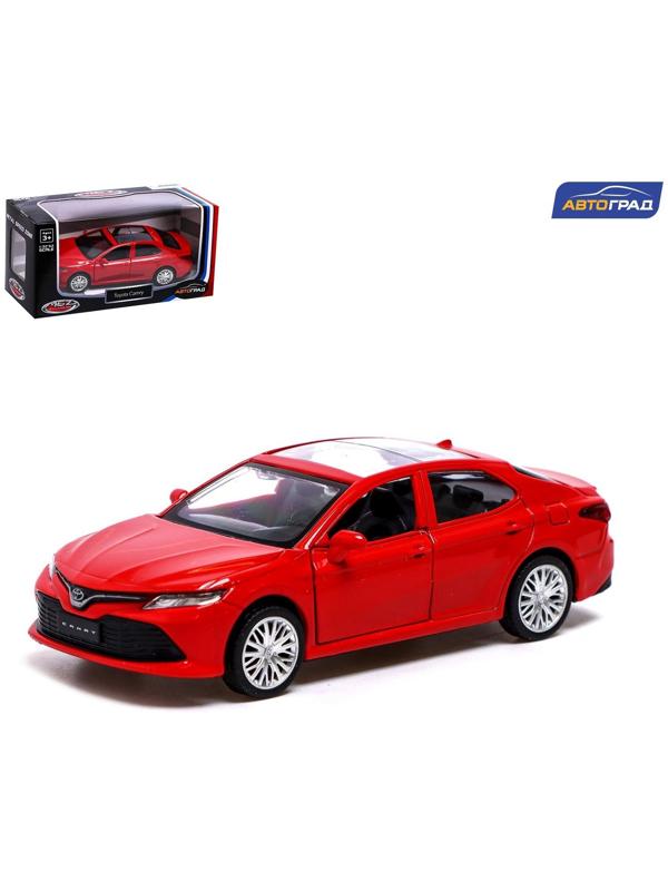 Машина металлическая TOYOTA CAMRY, 1:43, инерция, открываются двери, цвет красный