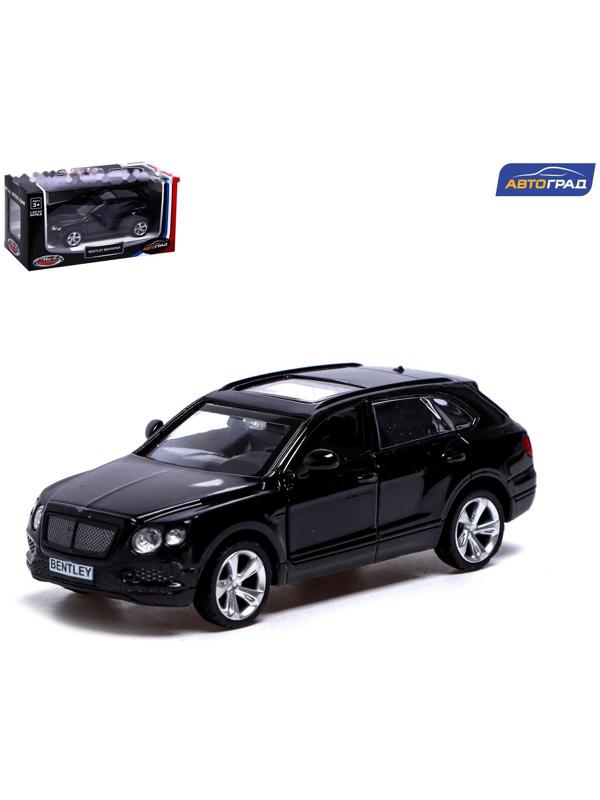 Машина металлическая BENTLEY BENTAYGA, 1:45, инерция, открываются двери, цвет чёрный