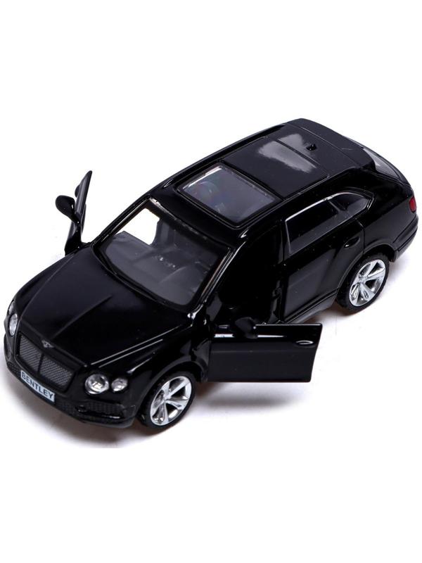 Машина металлическая BENTLEY BENTAYGA, 1:45, инерция, открываются двери, цвет чёрный