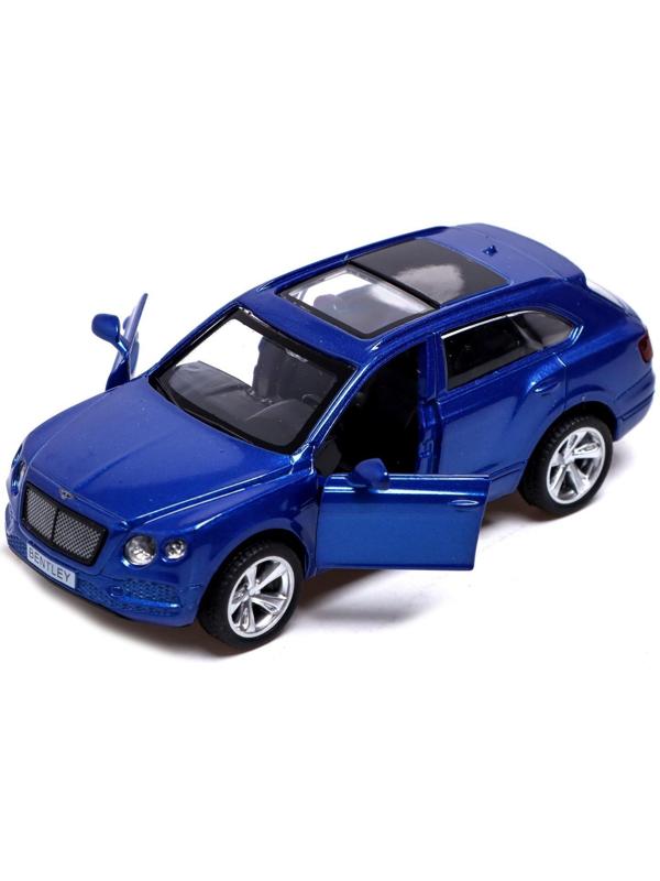 Машина металлическая BENTLEY BENTAYGA, 1:45, инерция, открываются двери, цвет синий