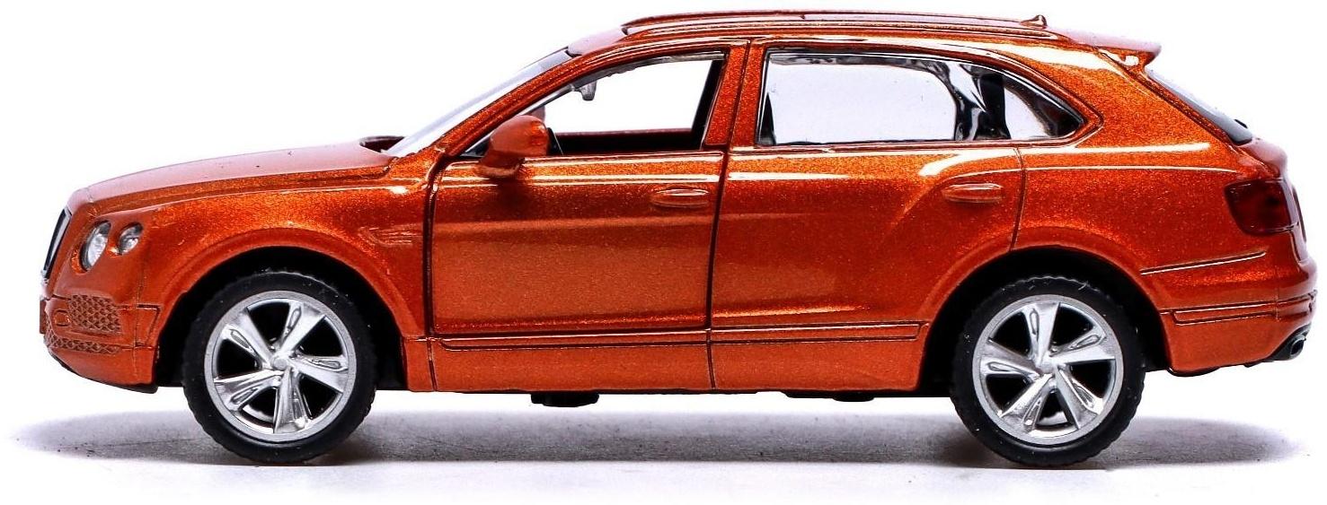 Машина металлическая BENTLEY BENTAYGA, 1:45, инерция, открываются двери, цвет коричневый