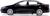 Машина металлическая TOYOTA COROLLA HYBRID, 1:43, инерция, открываются двери, цвет чёрный