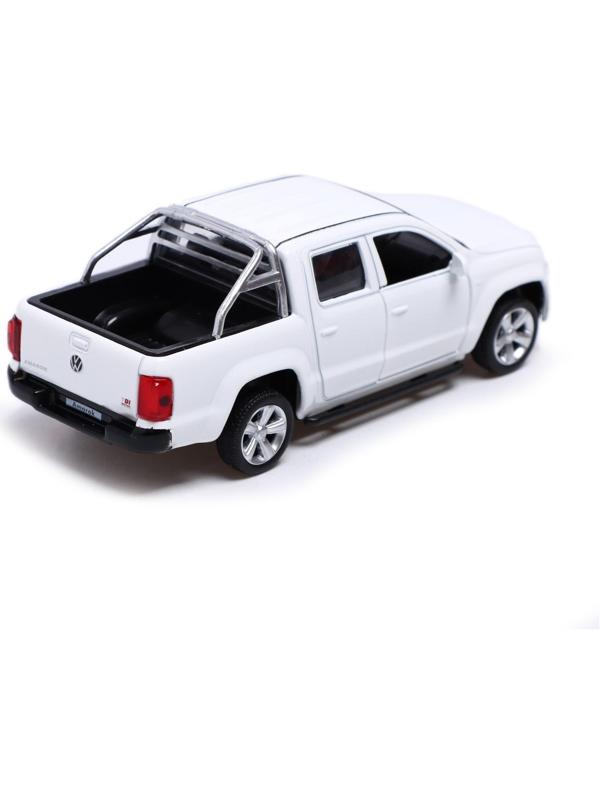 Машина металлическая VOLKSWAGEN AMAROK, 1:46, инерция, открываются двери, цвет белый