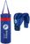 Набор боксёрский для начинающих RUSCO SPORT: мешок + перчатки, цвет синий (4 OZ)