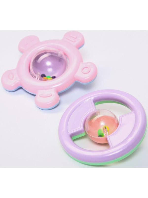 Набор погремушек «Нежность Руль», 2шт, цвет МИКС