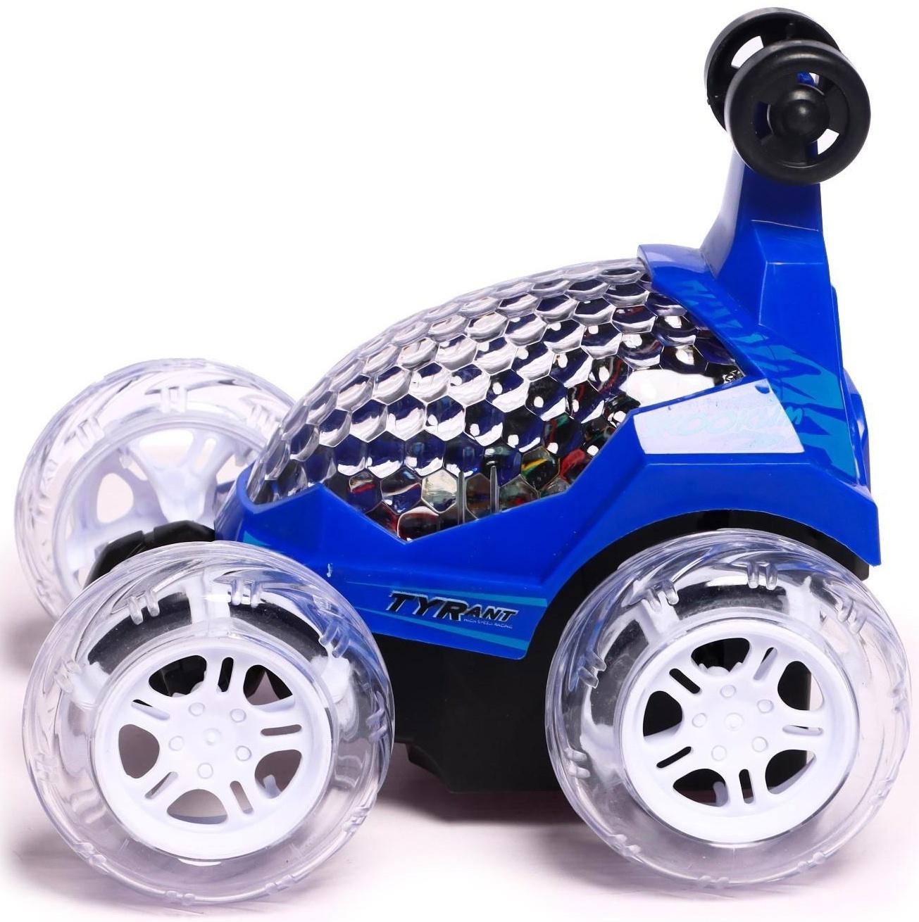 Перевёртыш радиоуправляемый «Трюкач», подсветка колес, работает от аккумулятора цвет синий